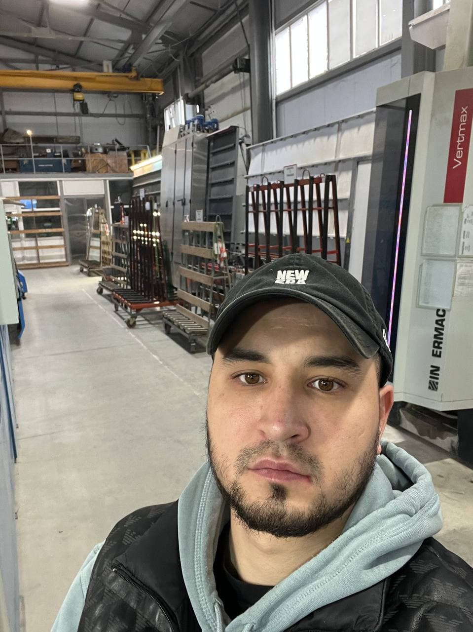 Рамиль на производстве